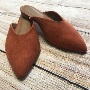 14th & Union Scarlett Pointed Toe Suede Low Heels